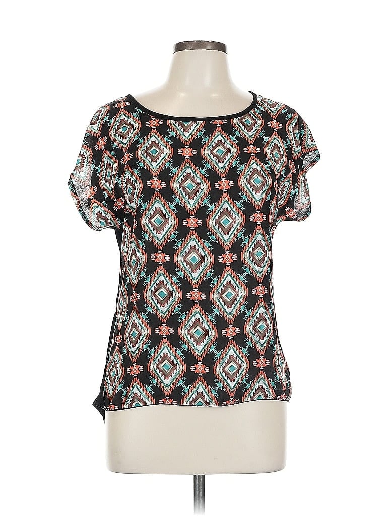 Pre-owned Assorted Brands Short Sleeve T-shirt In Black