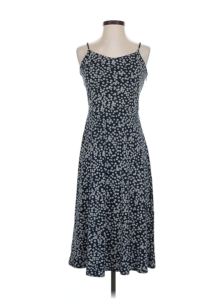 Pre-owned Ann Taylor Loft Casual Dress In Blue