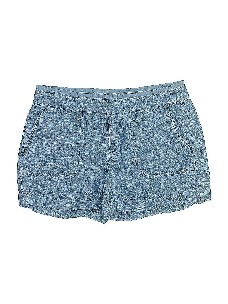 Pre-owned Ann Taylor Loft Denim Shorts In Blue