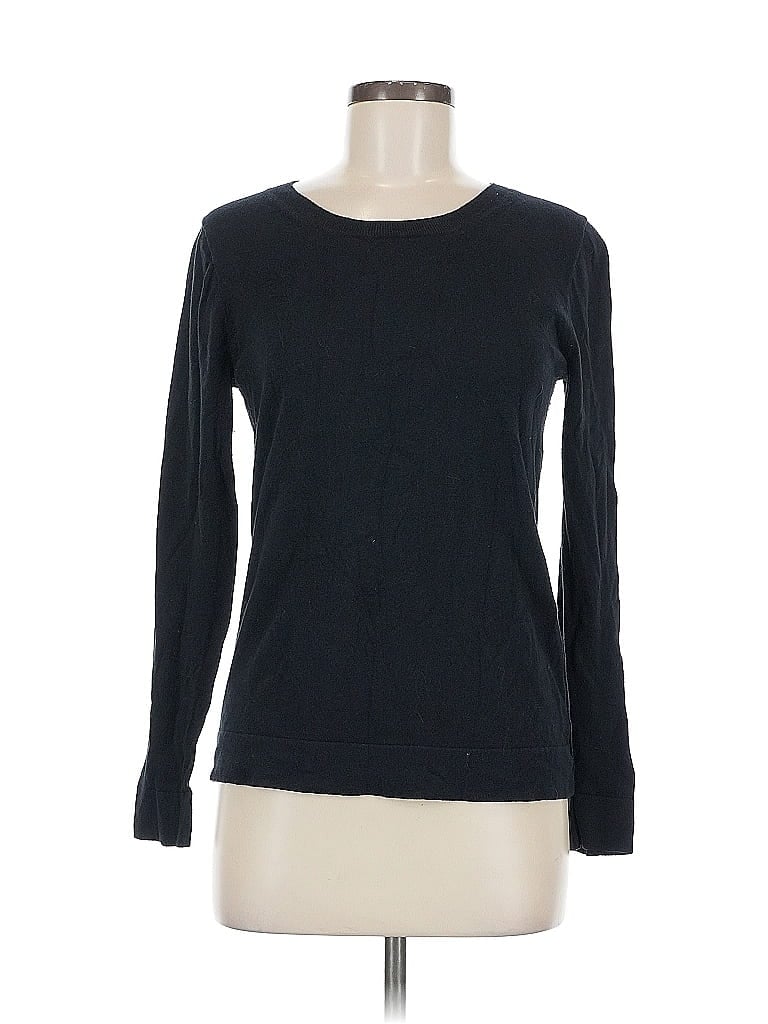 Pre-owned J.crew Factory Store Pullover Sweater In Black