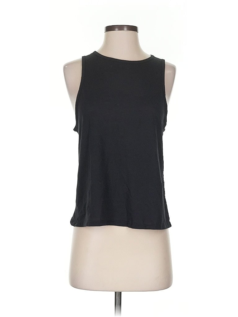 Pre-owned Z By Zella Sleeveless T-shirt In Black