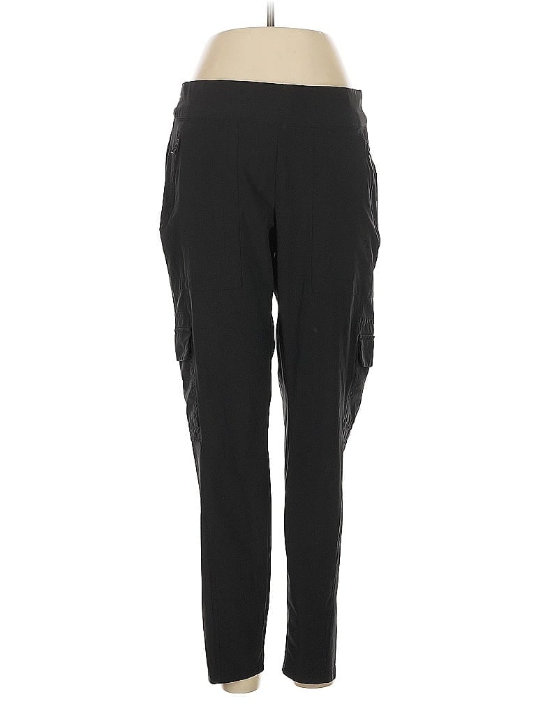 Pre-owned Athleta Cargo Pants In Black