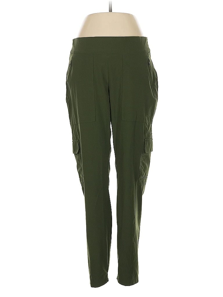 Pre-owned Athleta Cargo Pants In Green