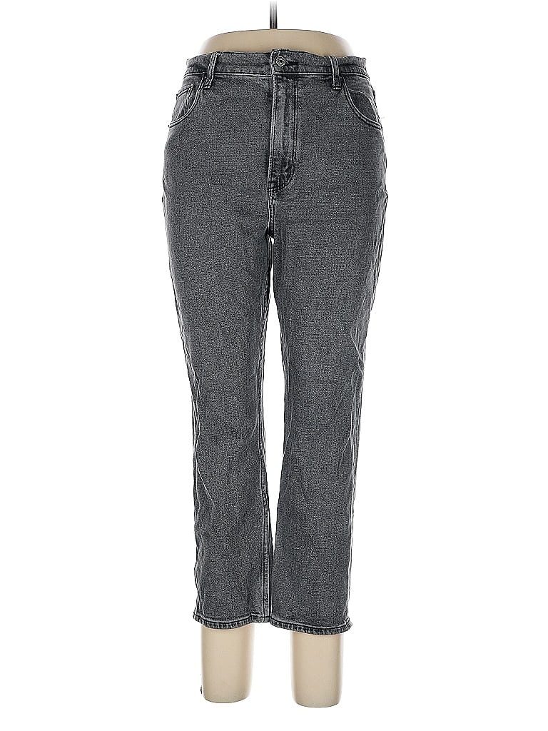 Pre-owned Abercrombie & Fitch Jeans In Gray