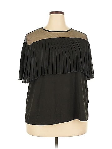 Jones New York Short Sleeve Blouse (view 1)