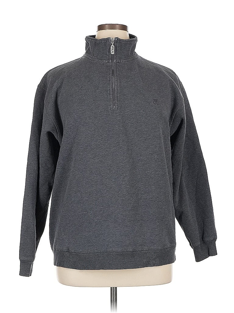 Pre-owned Fila Pullover Sweater In Gray