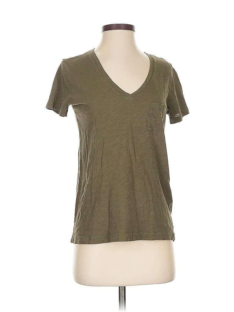 Pre-owned Madewell Short Sleeve T-shirt In Green
