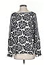 Ann Taylor LOFT Silver Long Sleeve Blouse Size S - photo 1
