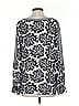 Ann Taylor LOFT Silver Long Sleeve Blouse Size S - photo 2
