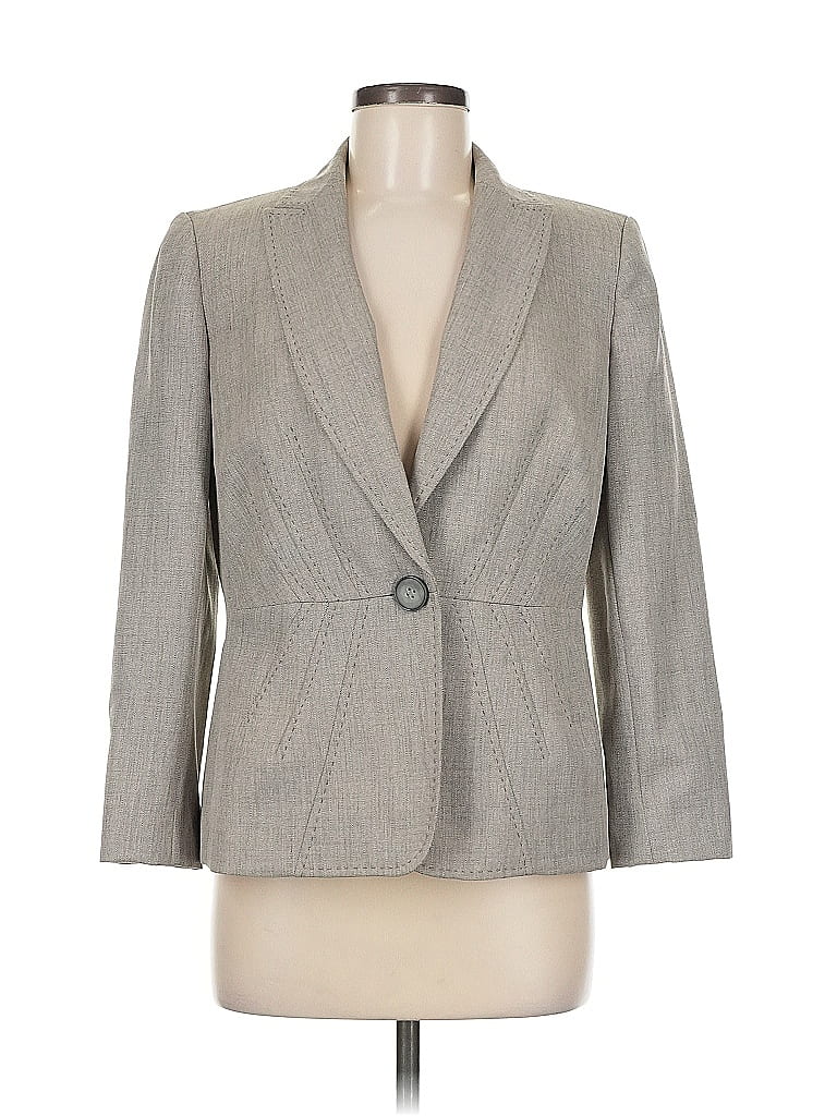 Click to view more detailed imagery on our partner's website Pre-owned Kasper Blazer Jacket In Gray