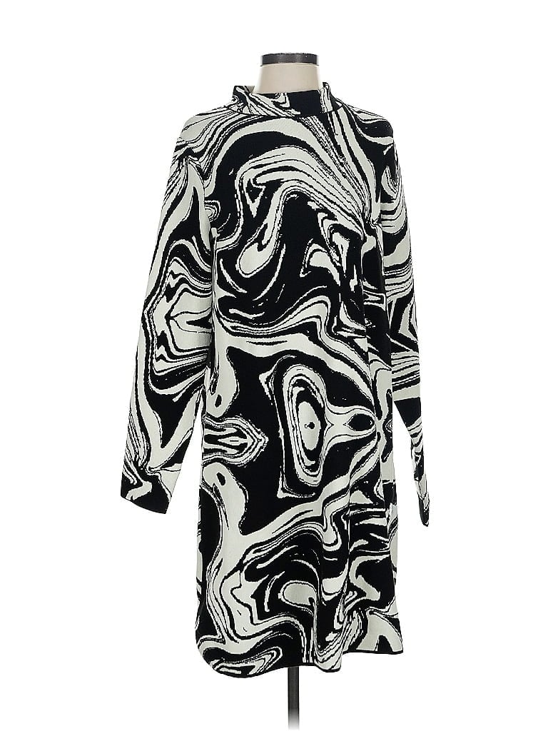 Pre-owned Mng Casual Dress In Black