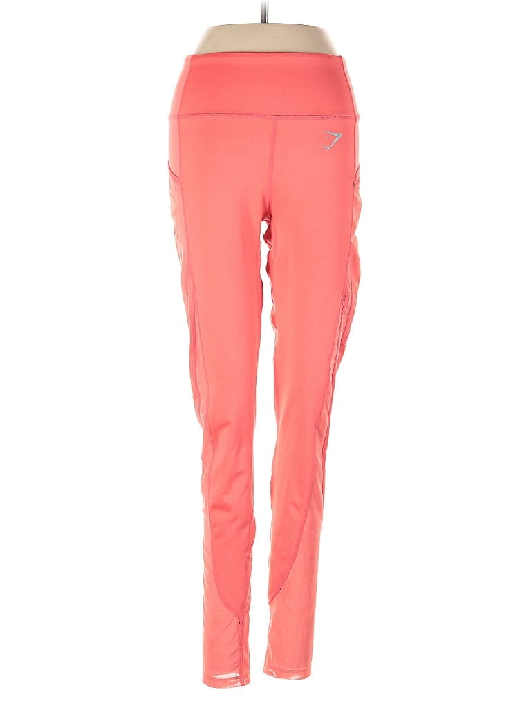 Pre-owned Gymshark Active Pants In Pink