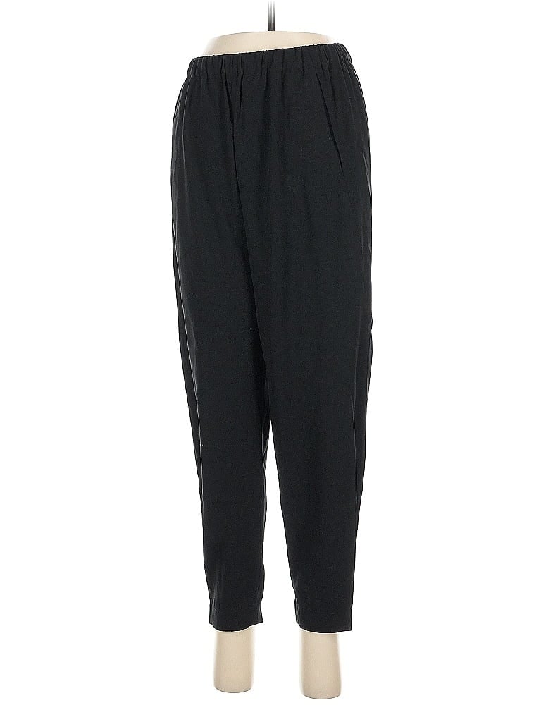 Pre-owned Babaton Casual Pants In Black