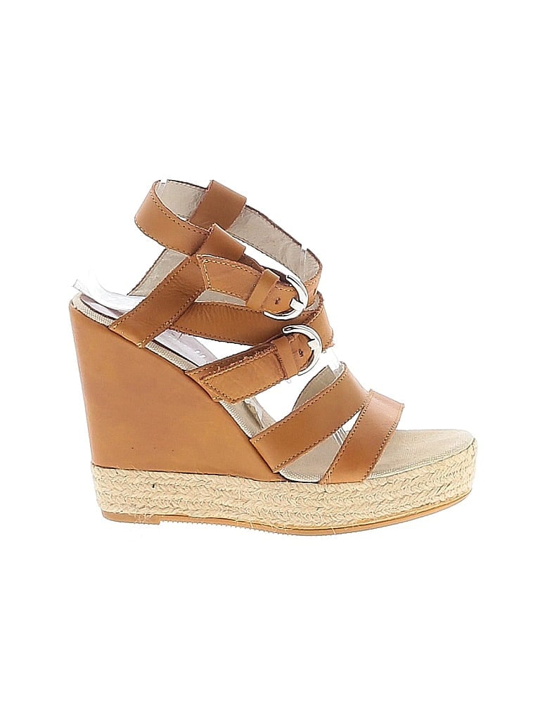 Click to view more detailed imagery on our partner's website Pre-owned Bettye Muller Wedges In Brown