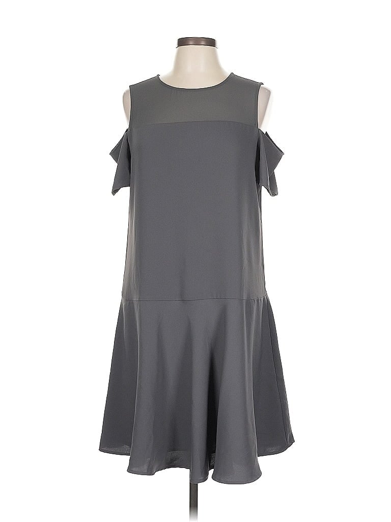 Pre-owned Cooper & Ella Casual Dress In Gray