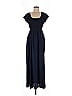 Maison Jules Solid Blue Casual Dress Size S - photo 1