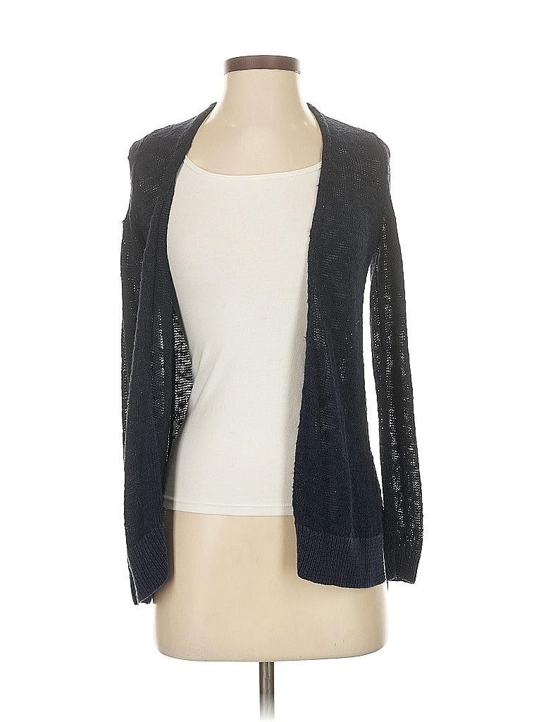 Pre-owned Ann Taylor Loft Cardigan Sweater In Blue