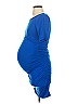 Isabella Oliver Blue Cocktail Dress Size 4 Maternity (1) - photo 5