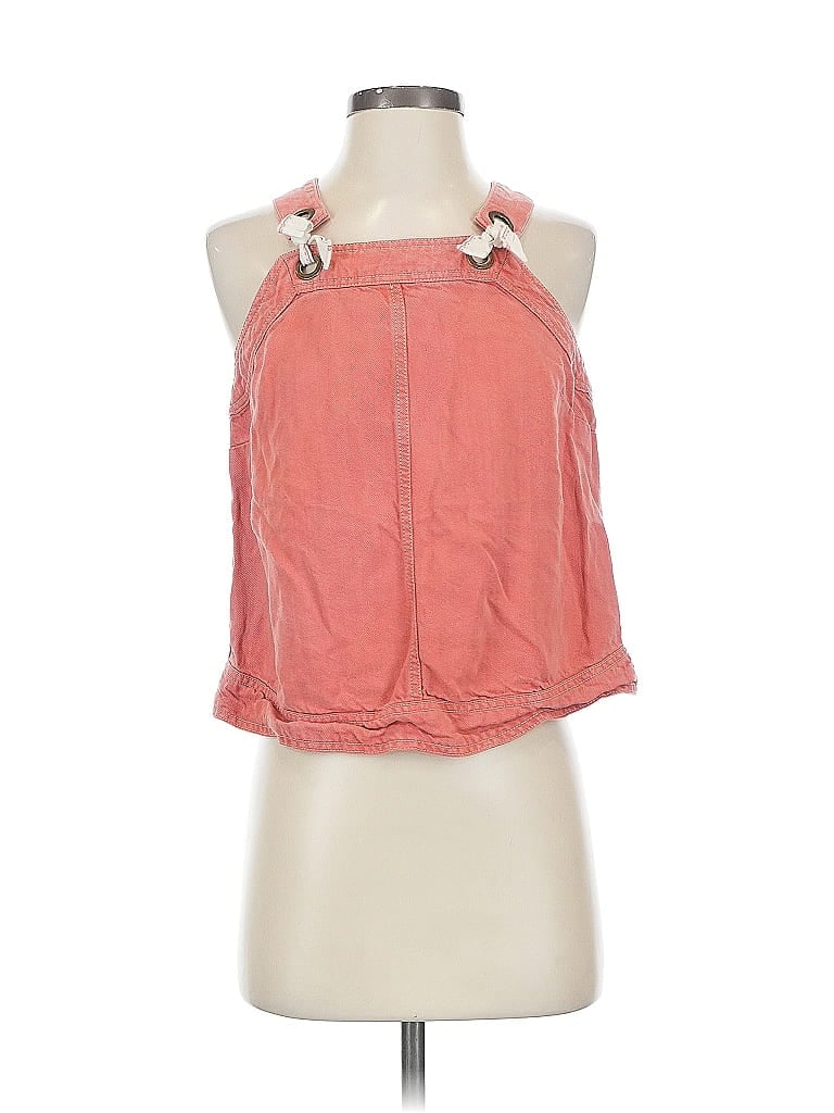 Pre-owned Maeve Sleeveless Blouse In Orange
