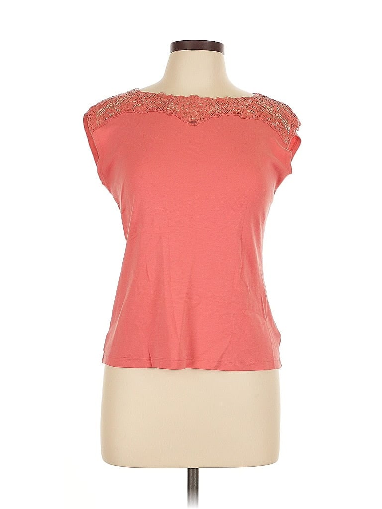 Pre-owned Chaps Sleeveless T-shirt In Orange