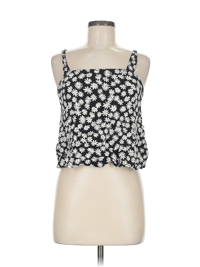 Pre-owned Garage Sleeveless Top Black Sweetheart Neckline Tops