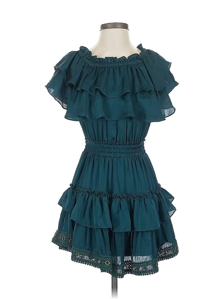 Pre-owned Misa Cocktail Dress In Blue