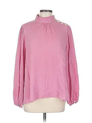 Robert Rodriguez Long Sleeve Silk Top (view 1)