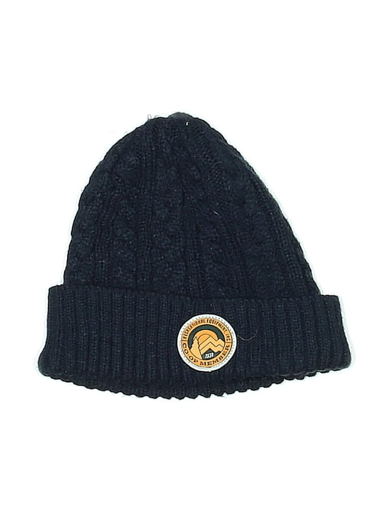 Pre-owned Reiss Beanie Hat In Blue