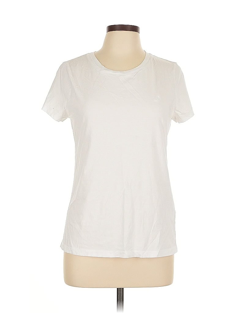 Pre-owned Nautica Short Sleeve T-shirt In White