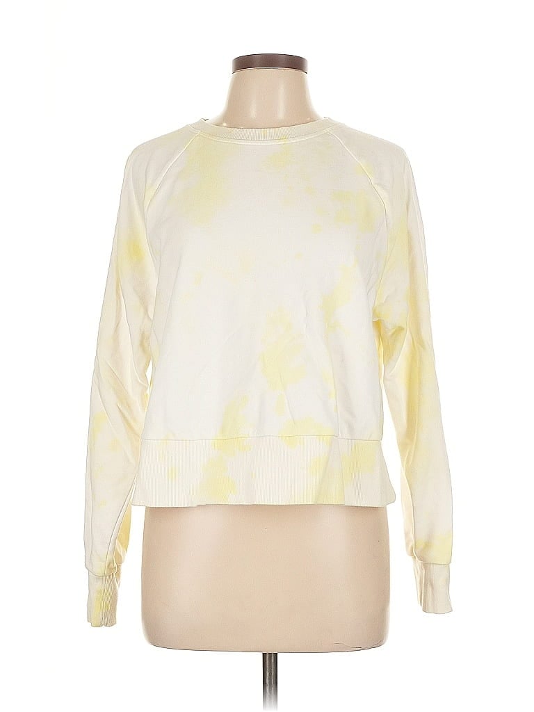 Pre-owned All In Motion Sweatshirt In Yellow