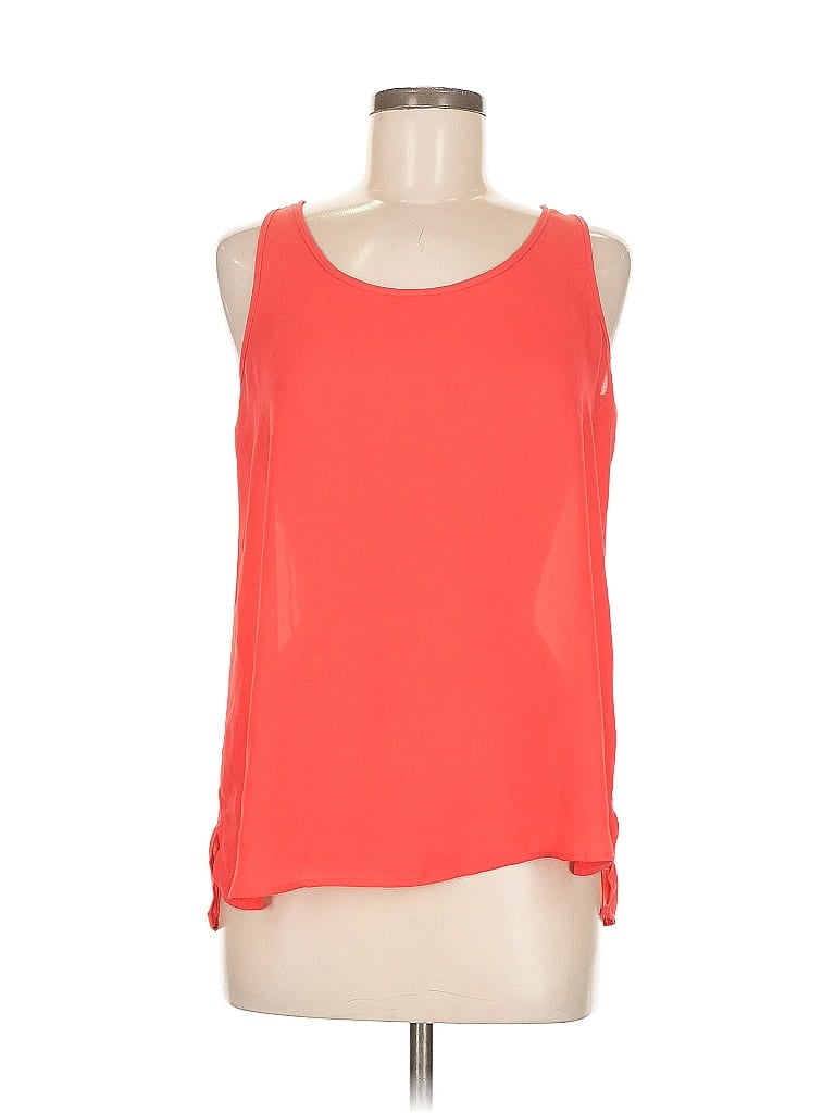 Pre-owned Primark Tank Top Orange Halter Neckline Tops