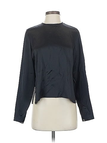 Linda Allard Ellen Tracy Long Sleeve Silk Top (view 1)