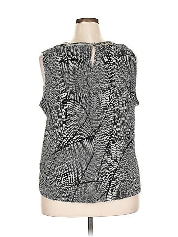 Roz & Ali Sleeveless Blouse (view 2)