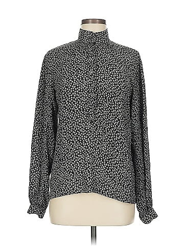 Wilkes Bashford Long Sleeve Silk Top (view 1)