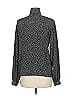 Wilkes Bashford 100% Silk Polka Dots Black Long Sleeve Silk Top Size 8 - photo 2