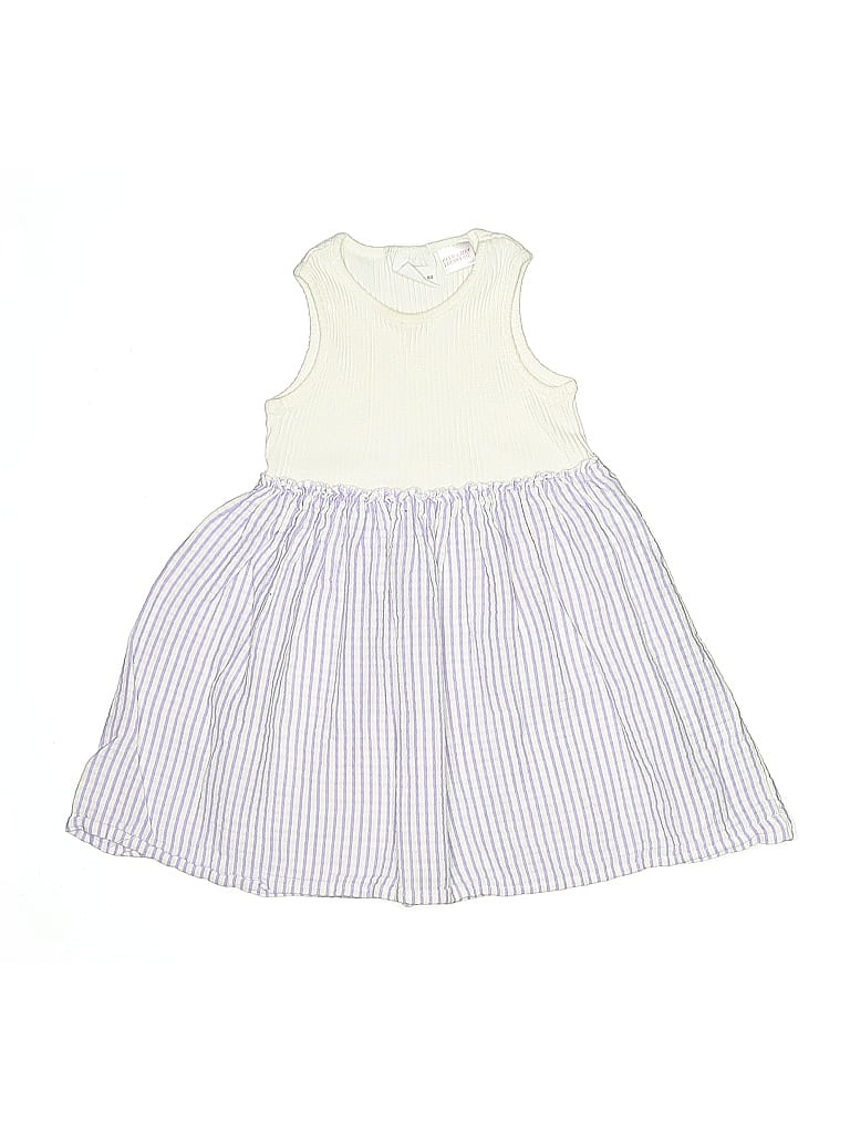 Pre-owned Zara Kids' Dress In White