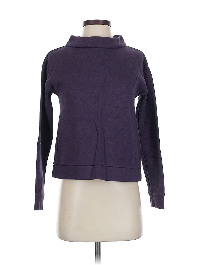 Pre-owned Halogen Sweatshirt In Purple