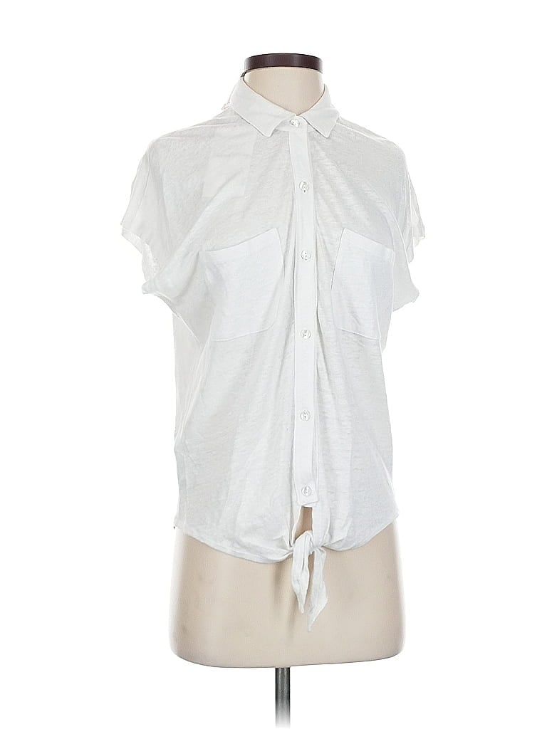 Pre-owned Tommy Bahama Short Sleeve Turtleneck In White