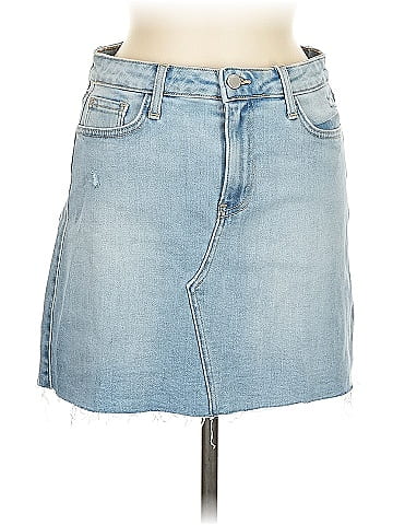 Just Black Denim Skirt (view 1)