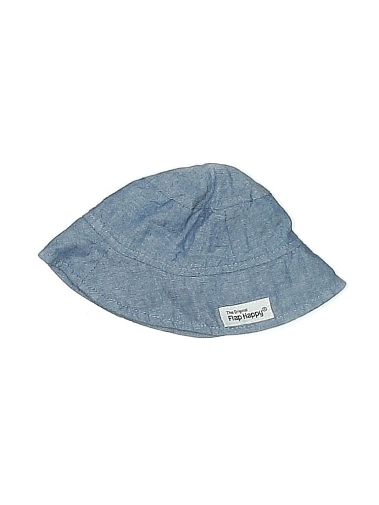 Click to view more detailed imagery on our partner's website Pre-owned Flap Happy Kids' Sun Hat In Blue