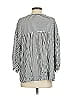 Max Studio 100% Rayon Stripes Gray 3/4 Sleeve Blouse Size S - photo 2