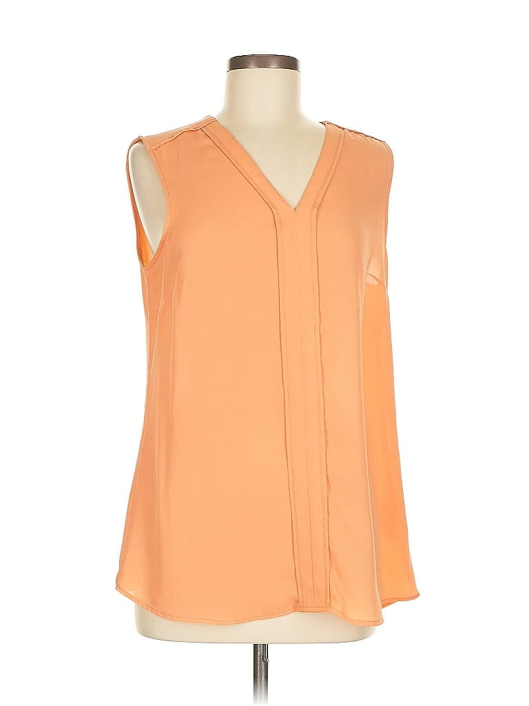 Pre-owned Banana Republic Factory Store Sleeveless Blouse In Orange