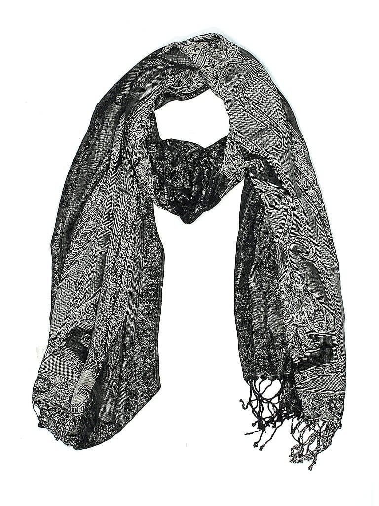 Pre-owned Charming Charlie Scarf In Black