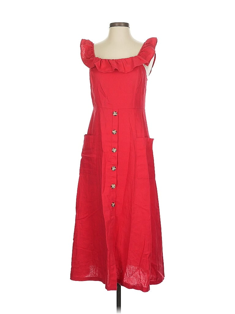 Pre-owned Lush Casual Dress In Red