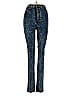 Vibrant M.I.U Paisley Blue Jeans Size 5 - photo 1