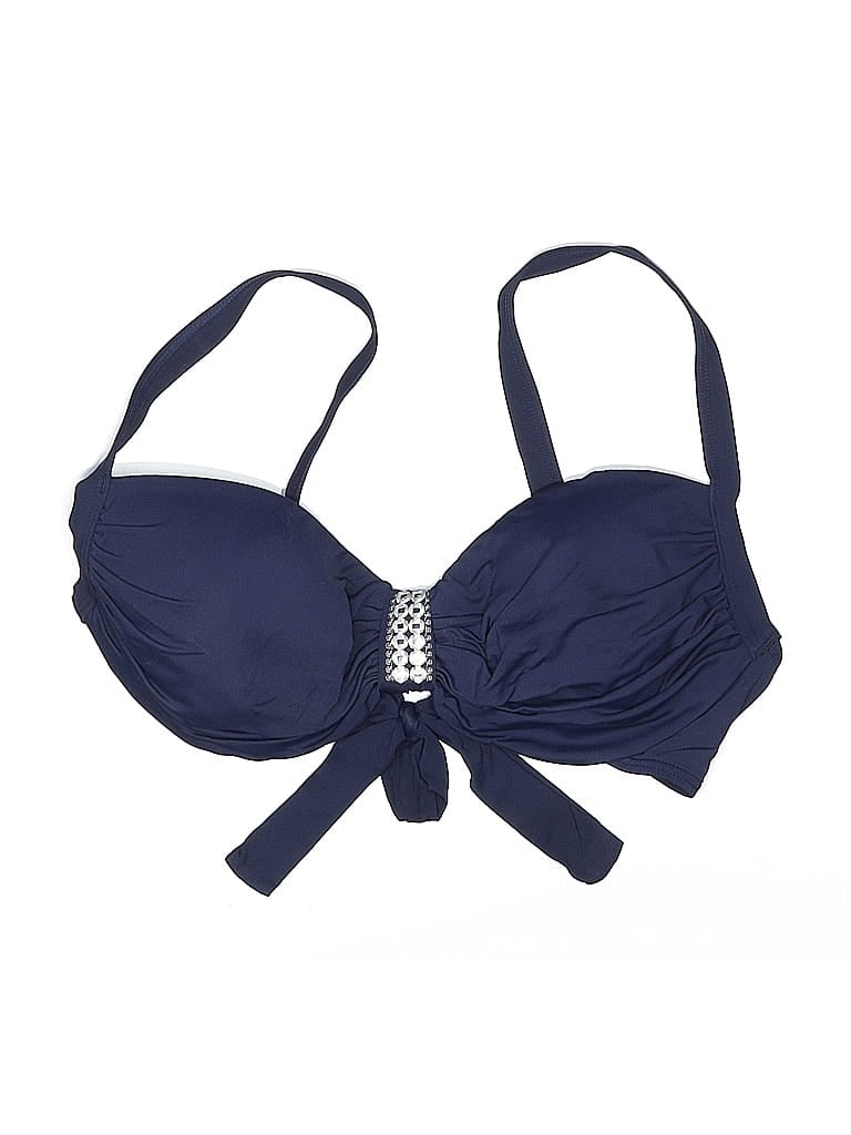 Pre-owned Coco Reef Swimsuit Top Blue Swimwear