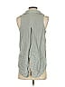 Thread & Supply Gray Sleeveless Button-Down Shirt Size S - photo 2