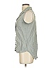 Thread & Supply Gray Sleeveless Button-Down Shirt Size S - photo 5