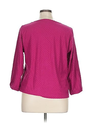 J.Crew Factory Store 3/4 Sleeve Blouse (view 2)