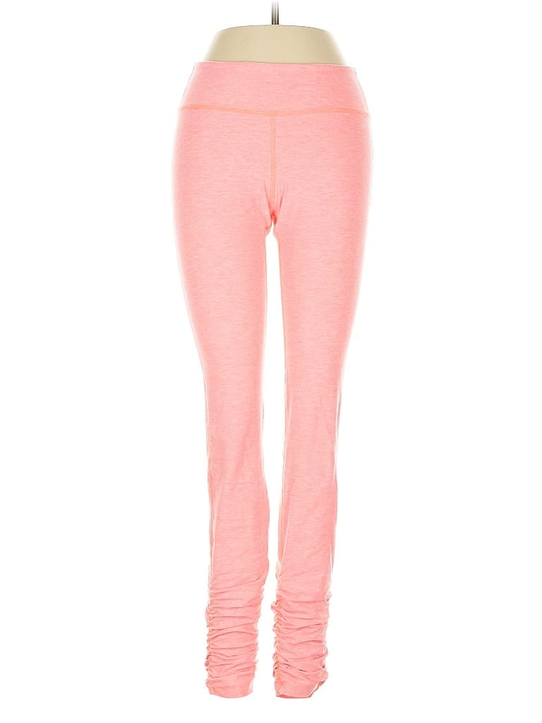 Pre-owned Beyond Yoga Active Pants In Pink